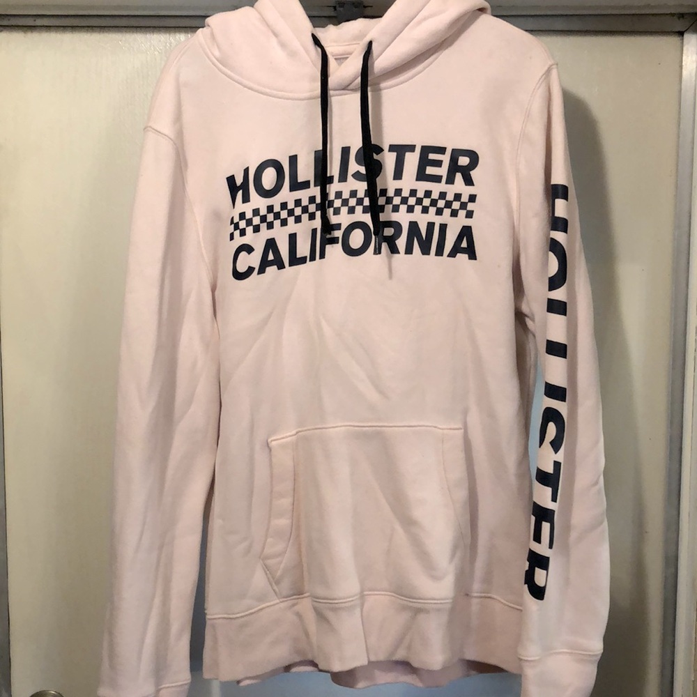 Hollister baby pink men’s US size L hoodie